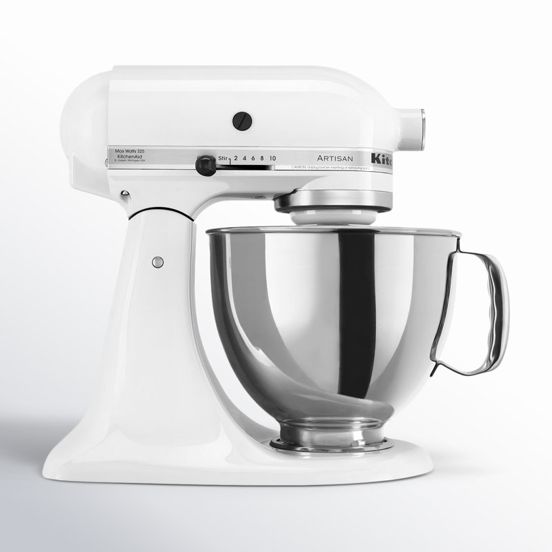 KitchenAid® Artisan® Series 5 Quart Tilt-Head Stand Mixer, Porcelain White