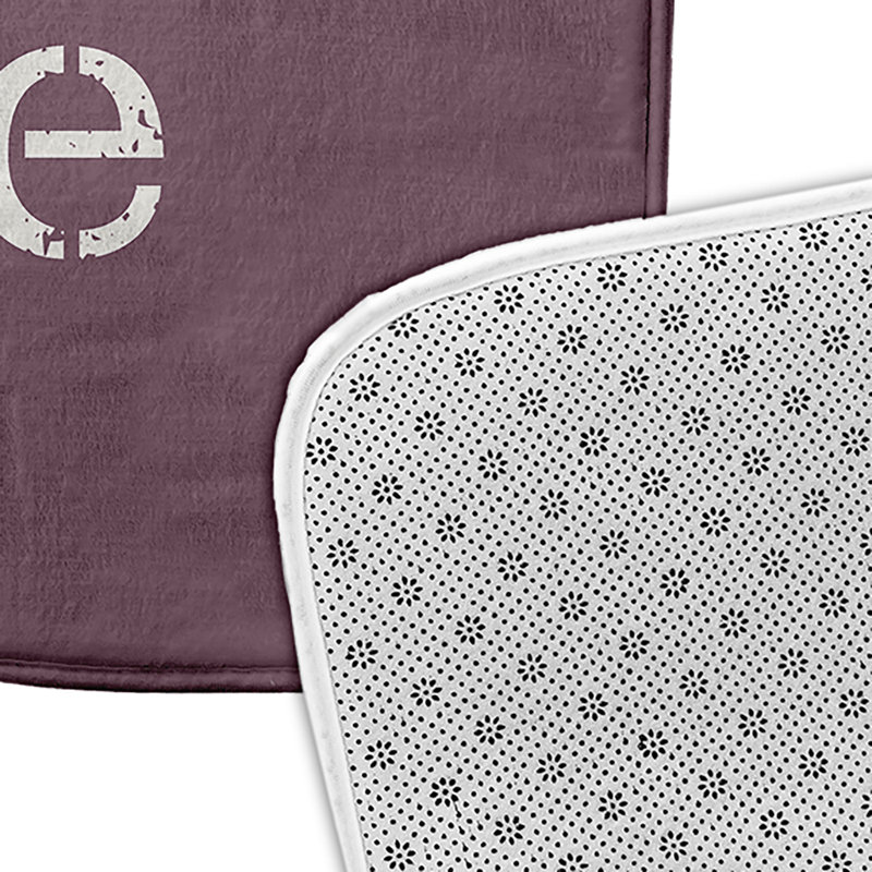Tapis de bain Beach, L 21 po x L 34 po, Mauve