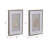 Aldora 28" H Polyester Canvas Framed Art with Stone-Inspired Texture