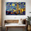 Impression sur toile Golden Gate Bridge Starry Night-47067448