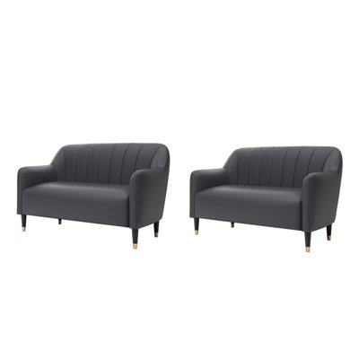 Banc rembourré en similicuir Light Luxury Cafe