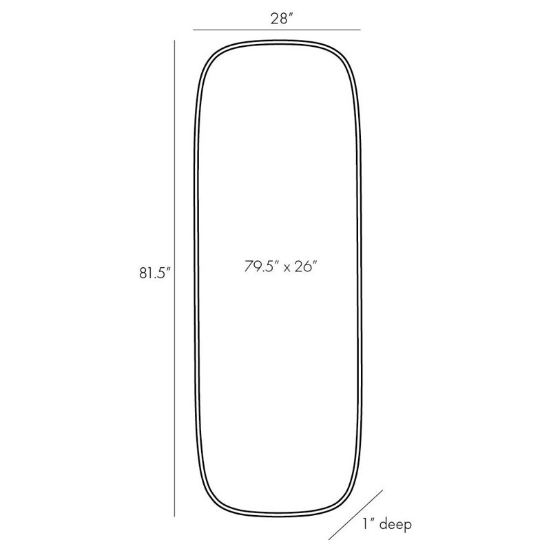 Cut Full Length Mirror