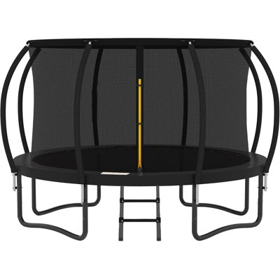 10FT Outdoor Trampoline with Enclosure Net, Heavy Duty Yard Trampolines,Trampolines for Kids and Adults