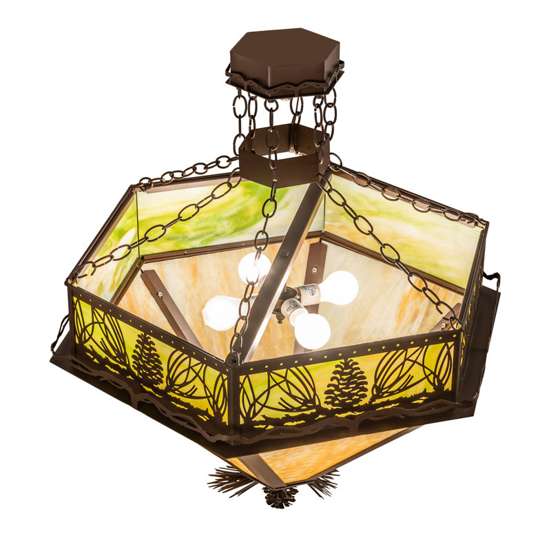 Rustic Lodge 4 - Light Chandelier