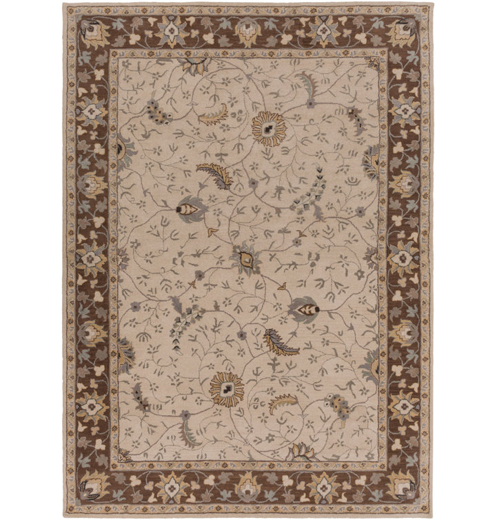 BuckHill Wool Floral Indoor Rug