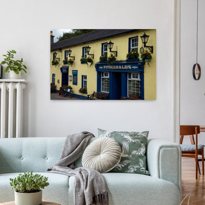 Fitzgerald's Bar In Avoca Village A.K.A. Ballykissangel County Wicklow Ireland Traditional Architecture Art