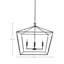 Luminaire suspendu 8 lumières pour vestibule Arnold
