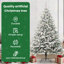 Artificial Pre-lit Christmas Tree with Ball Set-1130164427-1130164424
