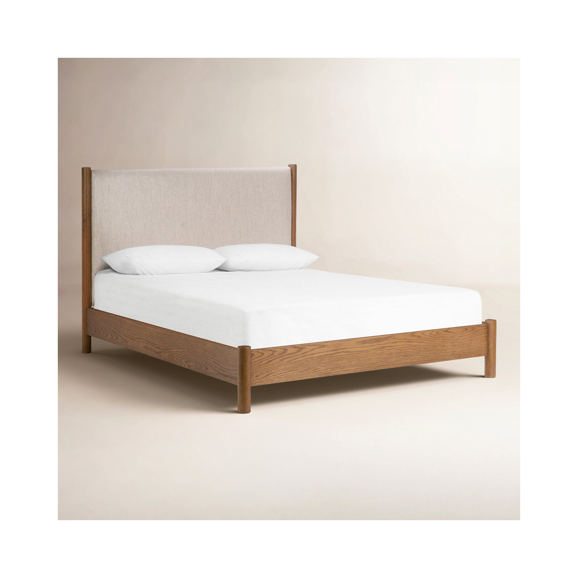 Linda Upholstered Bed, Palermo Drift, King