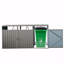 La poubelle contient 3 poubelles en métal pour le rangement des ordures, en acier galvanisé inoxydable-121341714