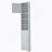 Multi-Functional Corner Cabinet Tall Bathroom Storage Cabinet With Two Doors-940649015