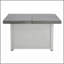 Table de foyer extensible rectangulaire en alliage d'aluminium, 50 000 BTU