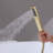 Floor Mounted with Handheld Shower  Waterfall Tub Faucet Floor Mount Bathroom Tub Filler Mixer Tap-99928269