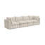 Grand 4 Seater Striped Outdoor Sofa