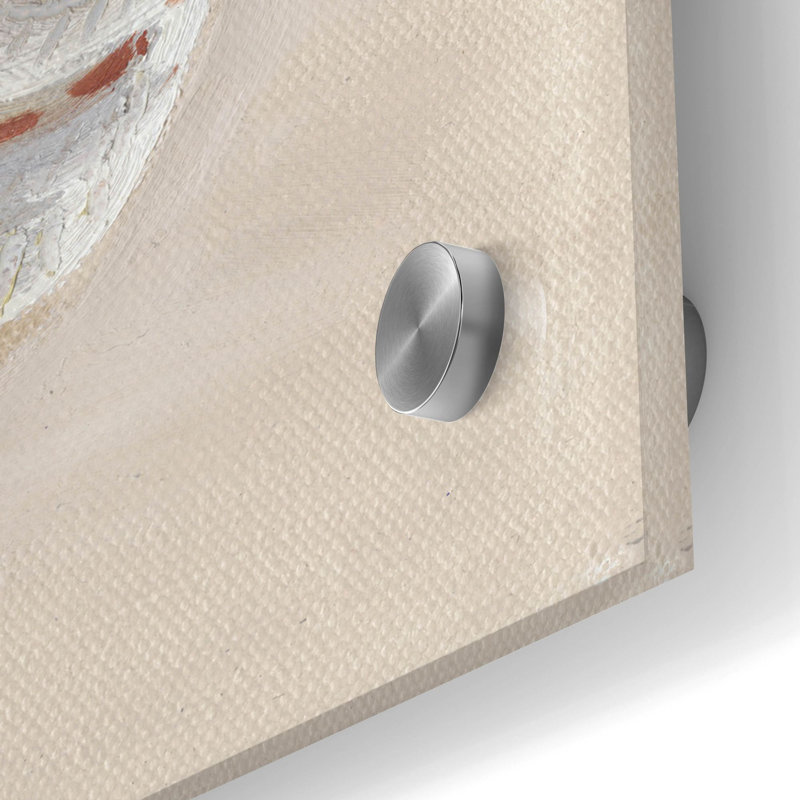 Art mural en verre épique «She Sells Seashells 2» par Alicia Ludwig, 24 po x 24 po
