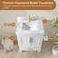Meuble-lavabo simple 24 po avec plateau en granite blanc Riverford-1552067068-1552067070
