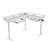 75" L-shaped Electric Standing Desk With Smart Hub & Height-adjustable Design-1608203064