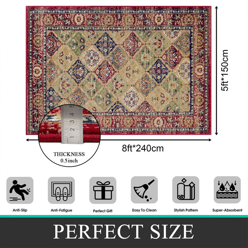 Oriental Indoor / Outdoor Rug