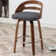 Ensemble de 4 tabourets de comptoir pivotants rembourrés Mahtab-1465743505-1465743514