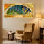 Ensemble de 3 reproductions d'art sur toile fantaisistes et sci-fi Art Nouveau-905814666