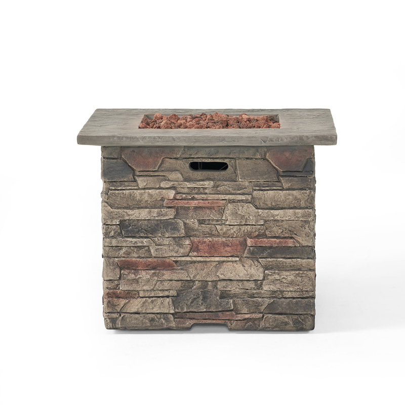 Stafford 24'' H x 32'' W Propane Fire Pit Table