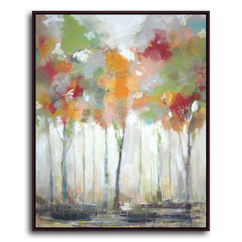 Toile Amber Orchard Gallery, Cadre Laguna Espresso