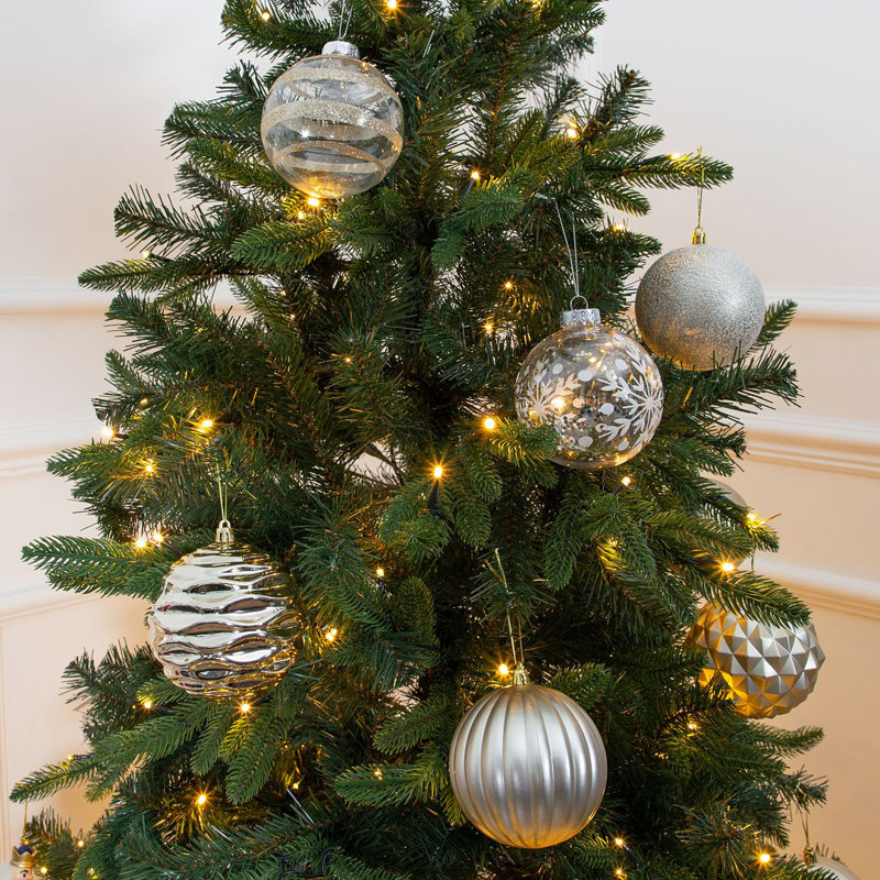 10cm Solid Colour Shatterproof Bauble, Gold