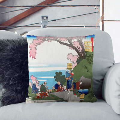 Floral Square Throw Cushion