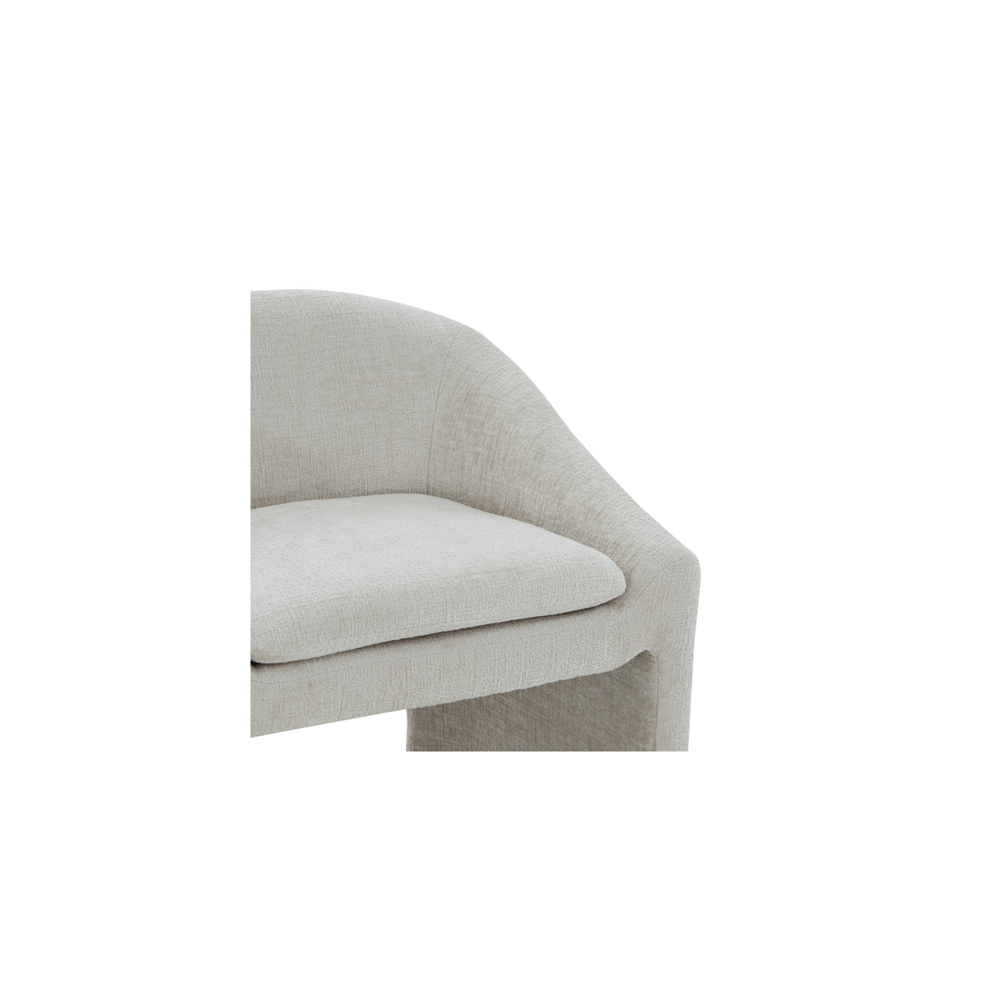 Kagan Upholstered Chenille Bar & Counter Stool, Cream, Bar Stool (30.7" Seat Height)