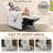  KORSER Recliner Chair , Electric Recliner With Heat And Massage, Recliners With Wheels, Swivel Recliner With USB Ports, Side Pockets-1485531632