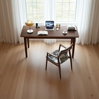 Modern minimalist walnut desk