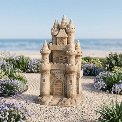 Sand Castle by The Sea Statue