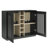 Mid Century Modern Fluted Hollowed Out Liquor Cabinet-1445607989