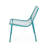 Stackable Metal Chairs For Outdoor, Narrow , 26" W X 21.91" D H, Teal Color Modern Chair , Build, 26"x21.91"x26