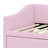 Linen Fabric Upholstered L-Shaped Daybed With Pop-Up Trundle, Slats-1142196440