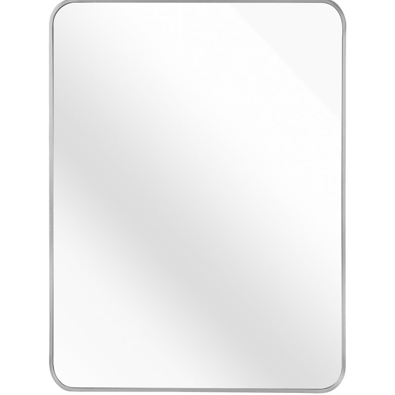 Miroir mural argenté 30X40, Argent argent