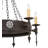 Getir 6 - Light Dimmable Wagon Wheel Chandelier