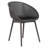 2 Warm Grey Lounge Chairs And All-Weather Square Table - Pp Tabletop With Metal Legs Powder-Coated Legs, -, , Easy Chair Setup, Ready Table, Mesh Pattern Design-767036342