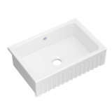 31" Bowland Single Bowl Apron Front Fireclay Kitchen Sink