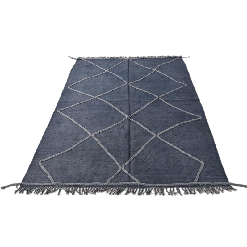 Tapis bleu marine Orta