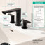 Robinet de salle de bain à large entraxe avec drain Rebris S-86511722