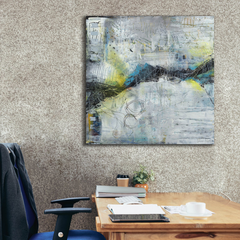  Art mural en toile «Inb entr» par Laura Gibson, 37 po x 37 po, H 37 po x l 37 po