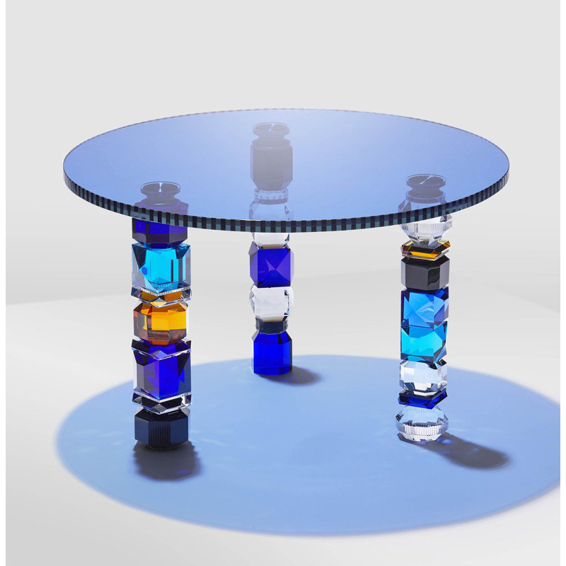 Detroit Glass End Table