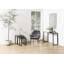 Halycon 110cm Glass Top Console Table