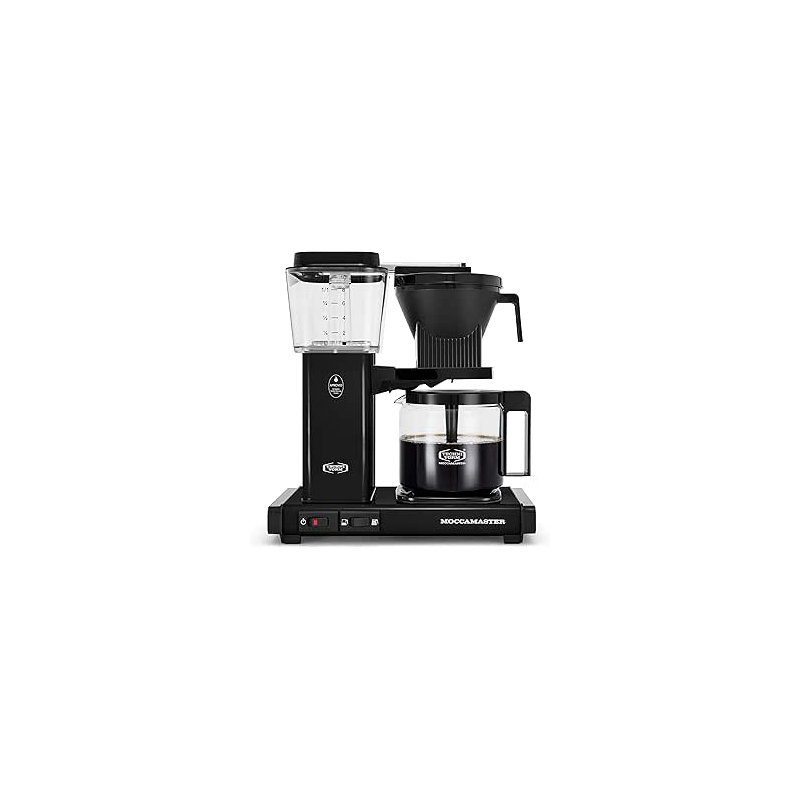 Technivorm Moccamaster 53937 KBGV Select 10-Cup Coffee Maker, Black, Black