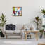 «Love Rainbow fond», art mural encadré sur toile flottante par Jamie MacDowell fwp-201-751042852-742598213