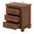 Farmhouse Nightstand Set Of 2, 3 Drawers End Table With Charging Station