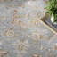 Tapis oriental gris Castanon-496795920
