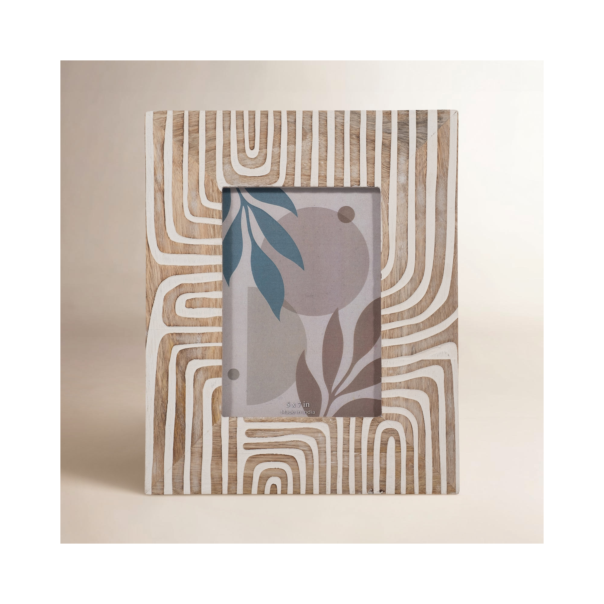 Kesser Solid Wood Picture Frame, 5" x 7"