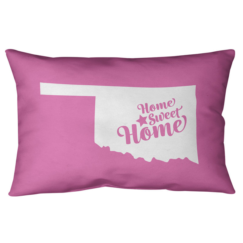 Coussin lombaire intérieur/extérieur doux pour la maison, Oklahoma City, Rose